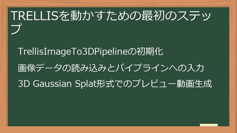 TRELLISを動かすための最初のステップ