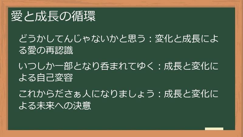 愛と成長の循環
