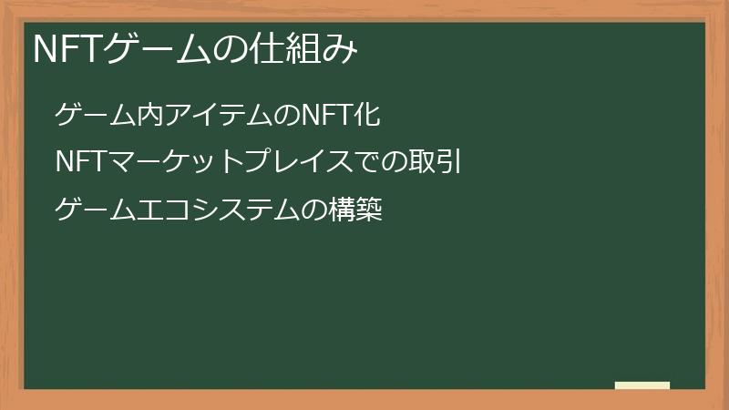 NFTゲームの仕組み