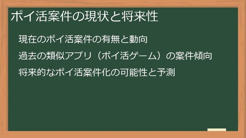 ポイ活案件の現状と将来性
