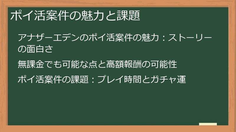 ポイ活案件の魅力と課題