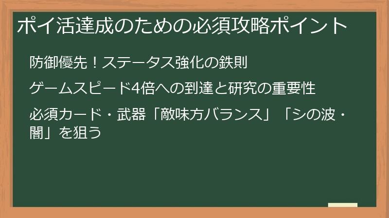 ポイ活達成のための必須攻略ポイント