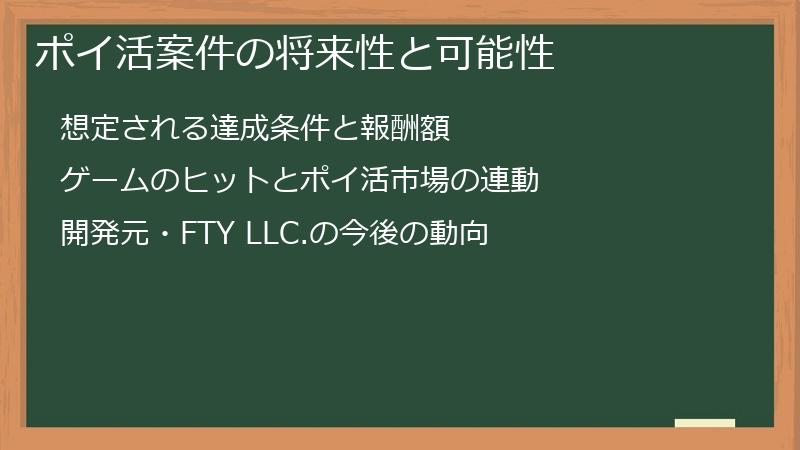ポイ活案件の将来性と可能性
